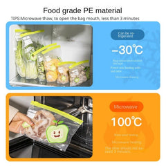 20pcs Fruit & Vegetable Sealed Freezer Bags - Anti-odor Leak Proof