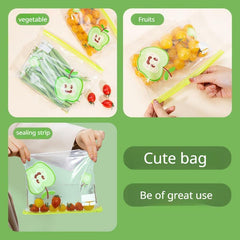 20pcs Fruit & Vegetable Sealed Freezer Bags - Anti-odor Leak Proof