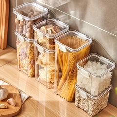 Transparent Candy Jars with Lids - Sealed Fresh-keeping Containers