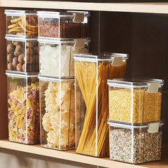 Transparent Candy Jars with Lids - Sealed Fresh-keeping Containers