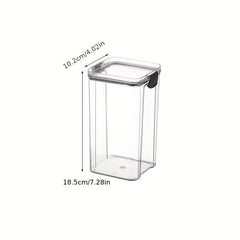 Transparent Candy Jars with Lids - Sealed Fresh-keeping Containers