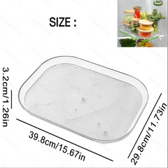 Refrigerator Lazy Susan Turntable Organizer for Condiments