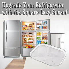 Refrigerator Lazy Susan Turntable Organizer for Condiments