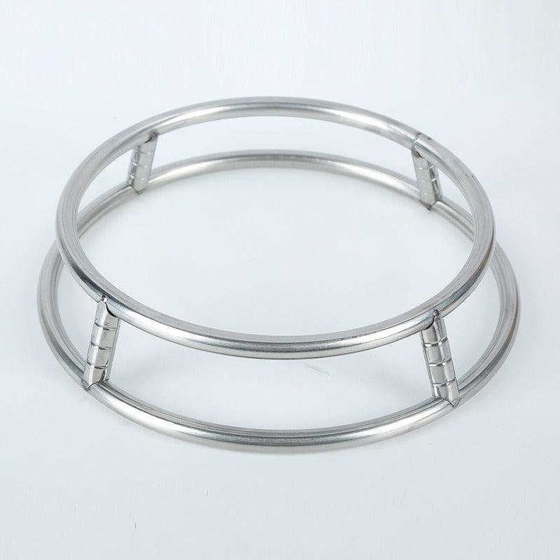 Stainless Steel Pot Rack Double Layer Insulated Pot Ring