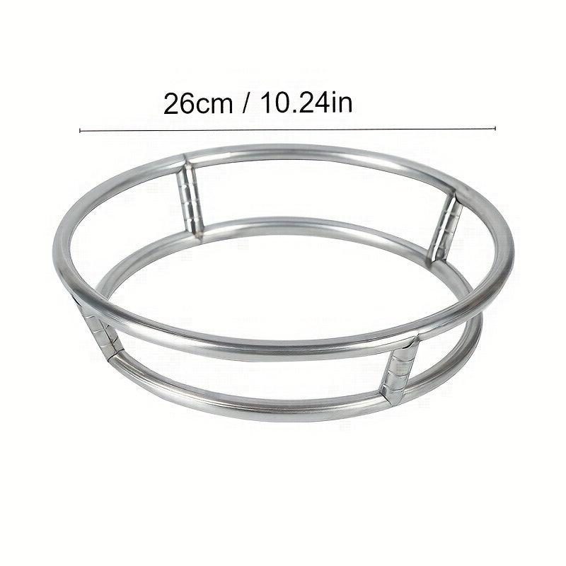 Stainless Steel Pot Rack Double Layer Insulated Pot Ring