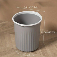 Good looking trash can with pressure ring, large capacity