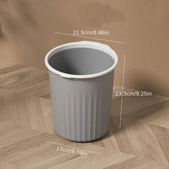 Good looking trash can with pressure ring, large capacity