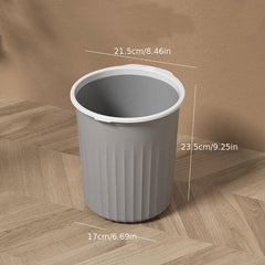 Good looking trash can with pressure ring, large capacity