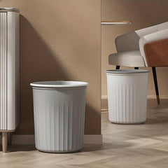 Good looking trash can with pressure ring, large capacity