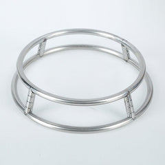 Stainless Steel Pot Rack Double Layer Insulated Pot Ring Kitchen Storage