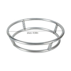 Stainless Steel Pot Rack Double Layer Insulated Pot Ring Kitchen Storage