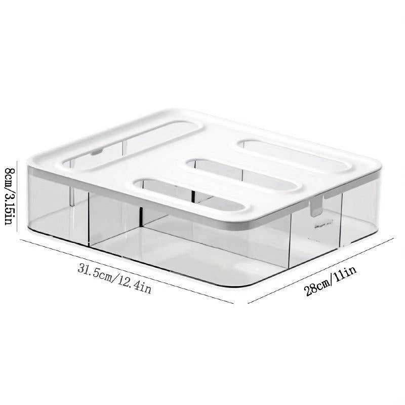 Ziplock Bag Organizer Wall Mounted Plastic Food Storage Drawer Organizer