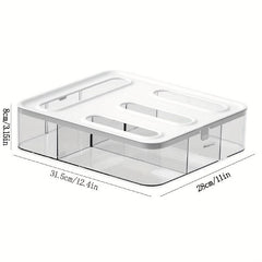 Ziplock Bag Organizer Wall Mounted Plastic Food Storage Drawer Organizer