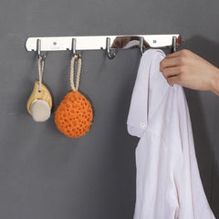304 Stainless Steel Hook Shelf for Bathroom and Kitchen Storage