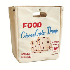 Insulated Lunch Box Handbag for Office Worker Large Capacity Bento Meal Bag