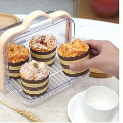 Portable Sealed Cake and Bread Storage Box