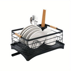 2-Tier Kitchen Rack for Tableware and Seasonings, Countertop Organizer