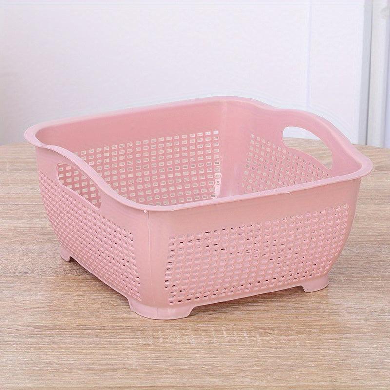 Stylish Fruit and Vegetable Drain Basket for Kitchen