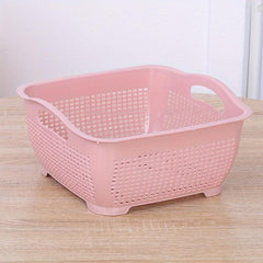 Stylish Fruit and Vegetable Drain Basket for Kitchen