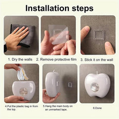 Wall-mounted Cling Bag & Clingfilm Organizer Storage Box