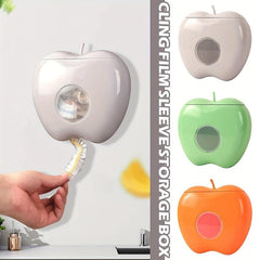 Wall-mounted Cling Bag & Clingfilm Organizer Storage Box