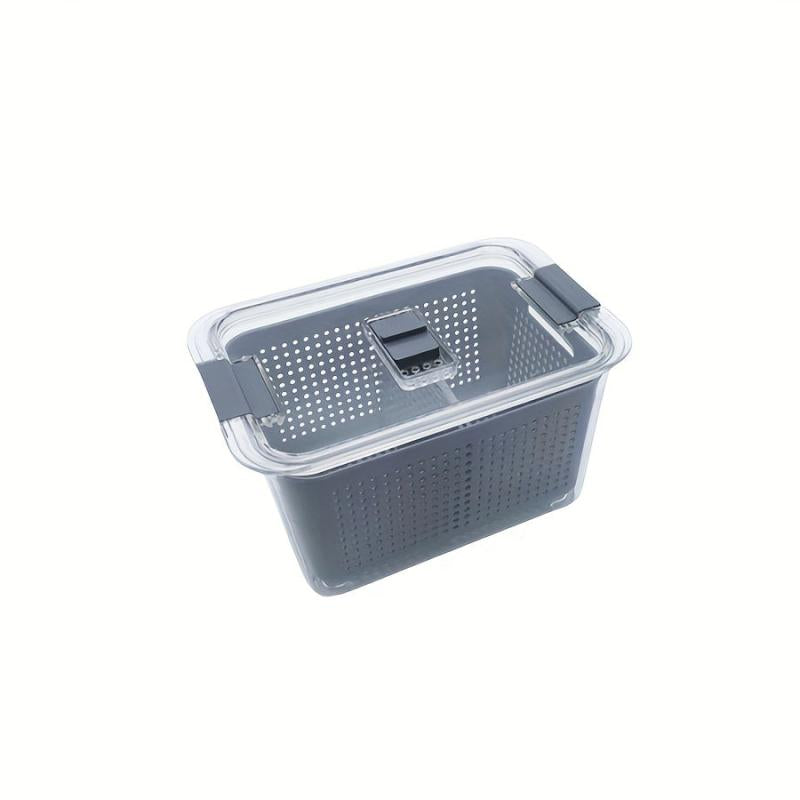 Double Layer Fresh Keeping Box for Fruits and Veggies