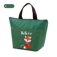 Cartoon Animal Insulation Lunch Bag for Teenagers and Workers
