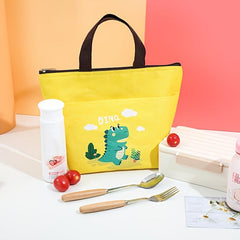 Cartoon Animal Insulation Lunch Bag for Teenagers and Workers