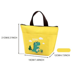 Cartoon Animal Insulation Lunch Bag for Teenagers and Workers