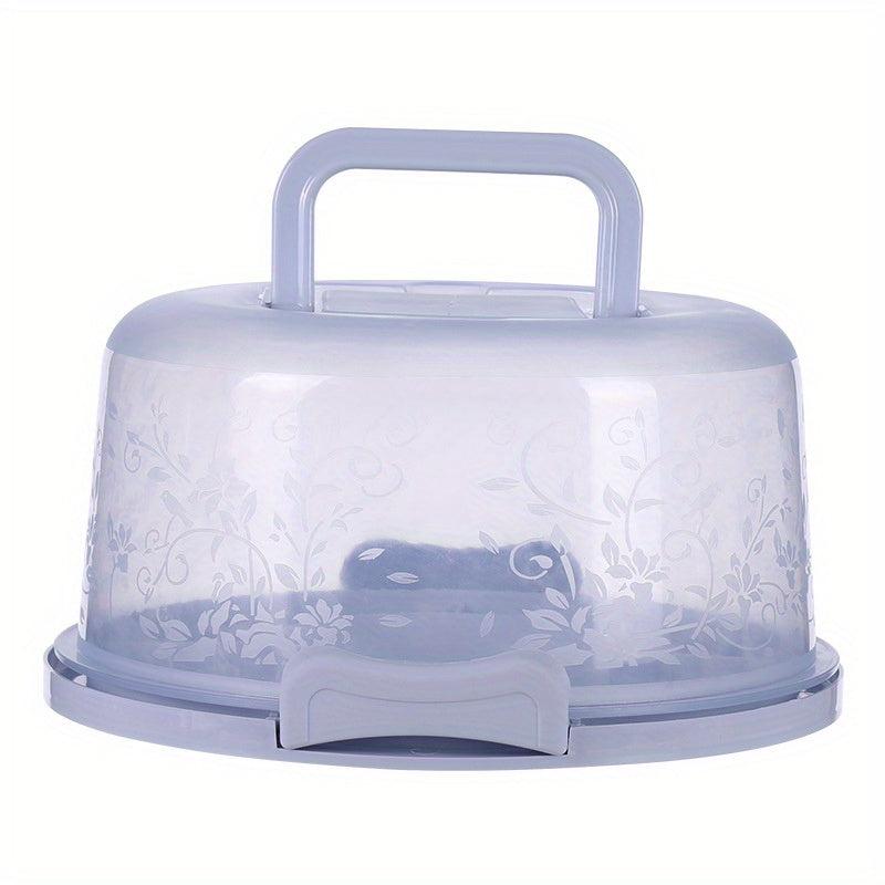 Portable Cake Box Food Preservation Storage Semi-transparent Dessert