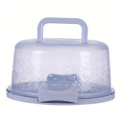 Portable Cake Box Food Preservation Storage Semi-transparent Dessert