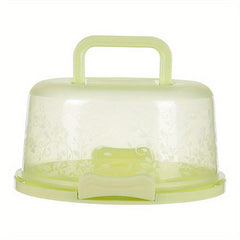 Portable Cake Box Food Preservation Storage Semi-transparent Dessert