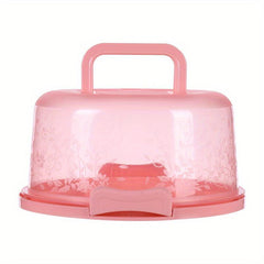 Portable Cake Box Food Preservation Storage Semi-transparent Dessert