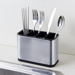 Kitchen Stainless Steel Chopsticks Tube Holder