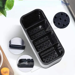 Kitchen Stainless Steel Chopsticks Tube Holder