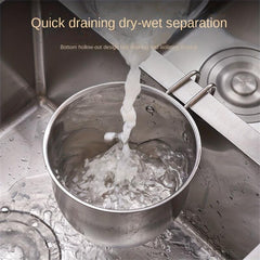 Stainless Steel Sink Drain Basket for Kitchen Sink