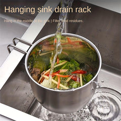 Stainless Steel Sink Drain Basket for Kitchen Sink