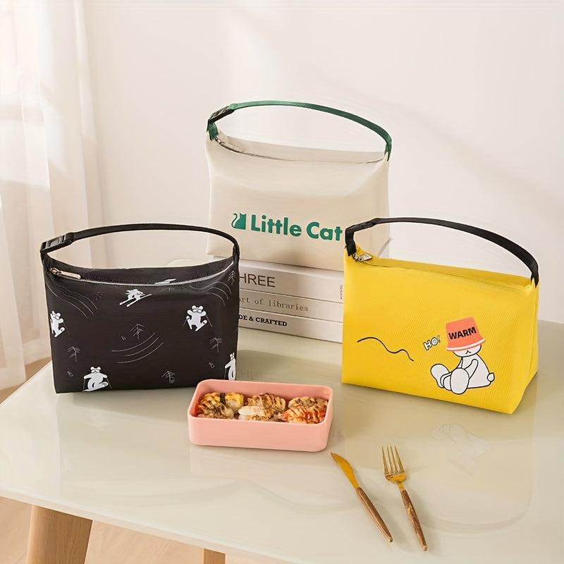 Insulated Lunch Bag Portable Food Container Keep Food Warm Outdoor Picnic Campin