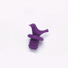 3pcs Bird Shaped Silicone Wine & Beer Bottle Caps