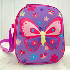 3D Cartoon Butterfly Insulation Lunch Bag Cooler Bag for Picnic Beach