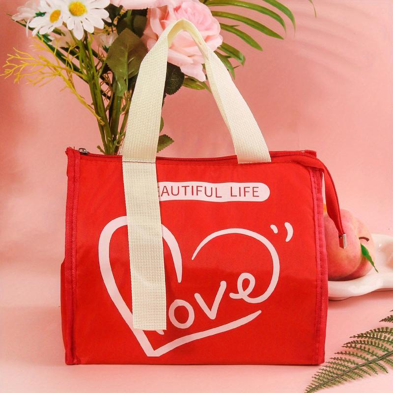 Bohemian Style Bento Bag Ice Pack Picnic Lunch Box Bag