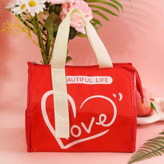 Bohemian Style Bento Bag Ice Pack Picnic Lunch Box Bag