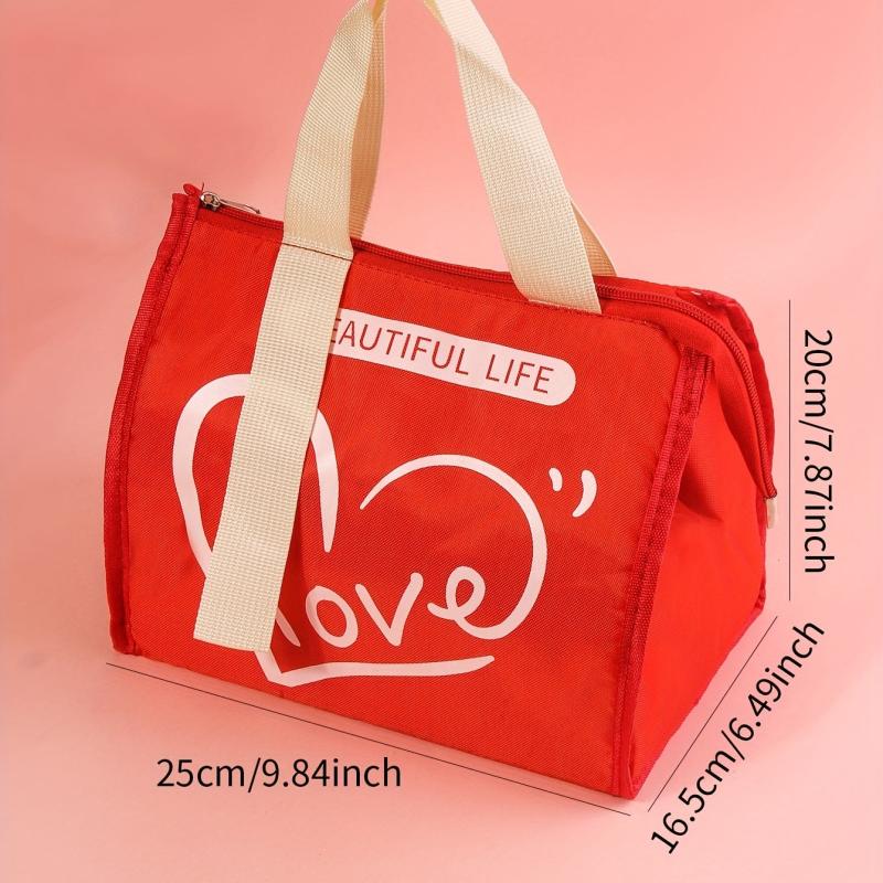 Bohemian Style Bento Bag Ice Pack Picnic Lunch Box Bag