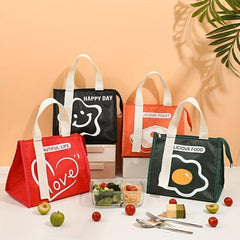 Bohemian Style Bento Bag Ice Pack Picnic Lunch Box Bag
