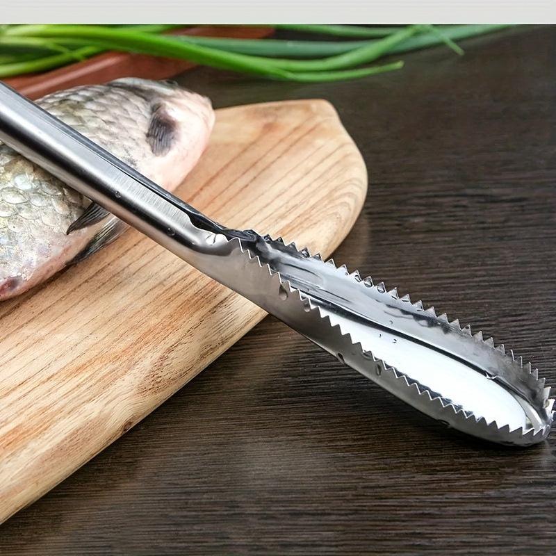 Stainless Steel Fish Scale Remover Tool - Kitchen Scaling Accessory