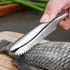 Stainless Steel Fish Scale Remover Tool - Kitchen Scaling Accessory