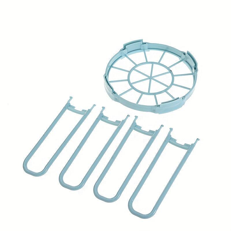 1pc Foldable Plastic Dish Storage Display Stand