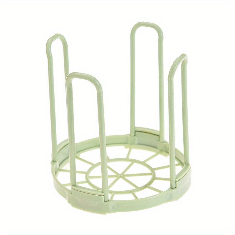 1pc Foldable Plastic Dish Storage Display Stand