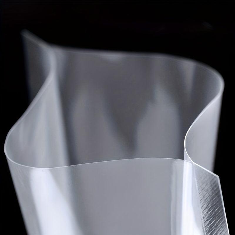 10pcs Food Vacuum Compressed Bag Transparent Manual Pumping Vacuum Bag