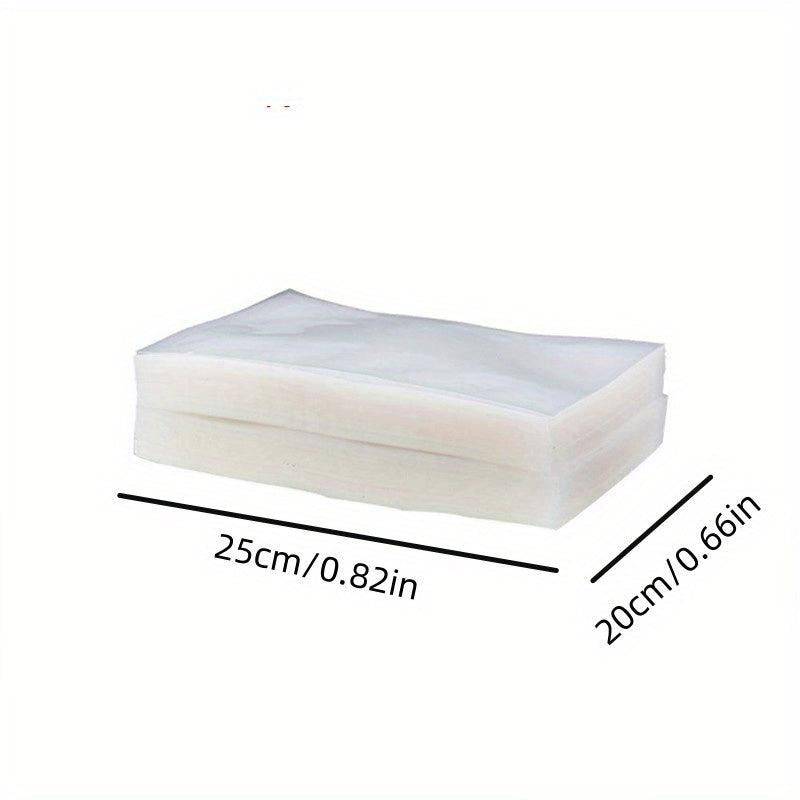 10pcs Food Vacuum Compressed Bag Transparent Manual Pumping Vacuum Bag